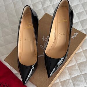 Christian Louboutin Shiny Black Heels
